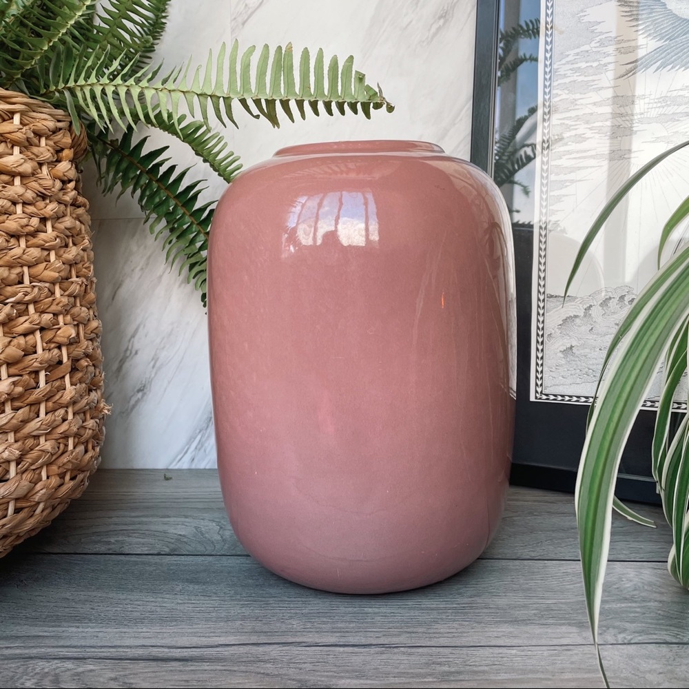 Tall Mauve Haeger Vase SOLD